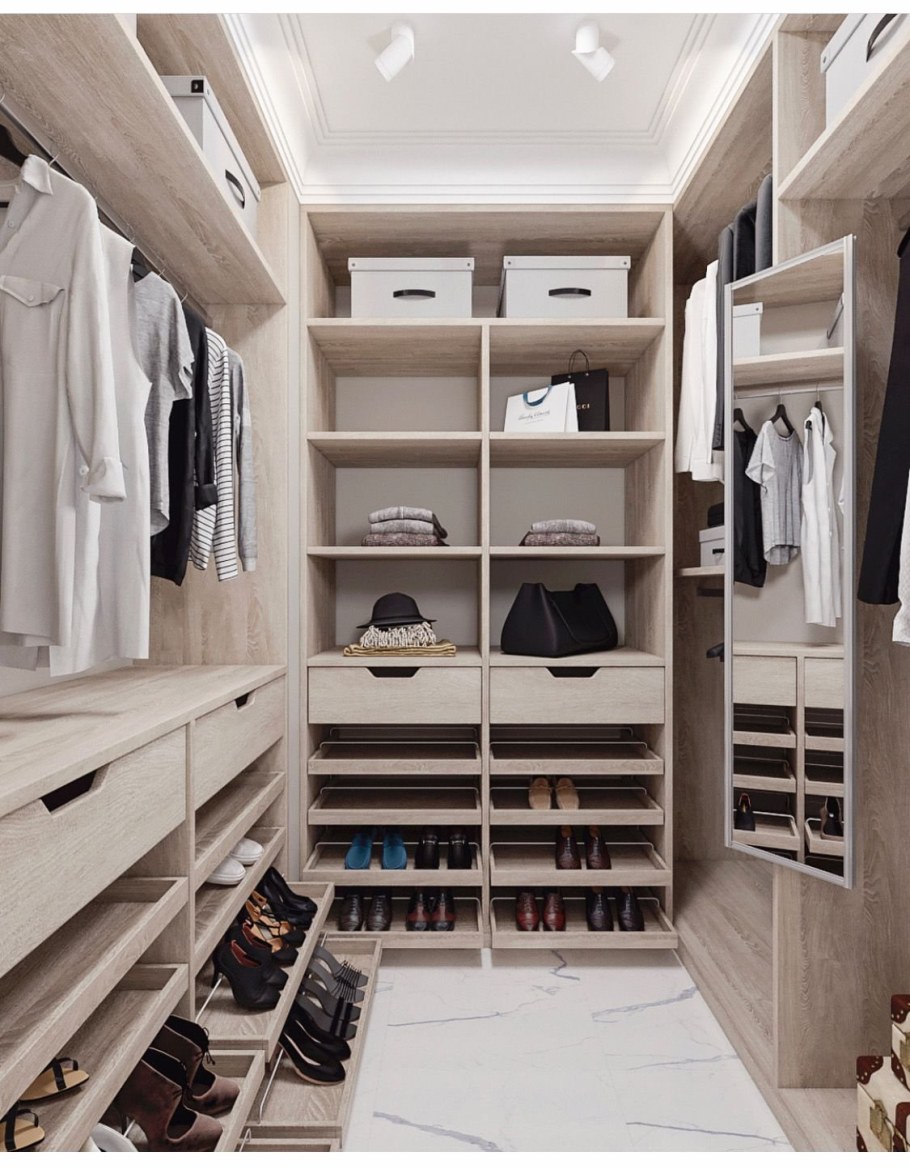 Гардеробная из фанеры