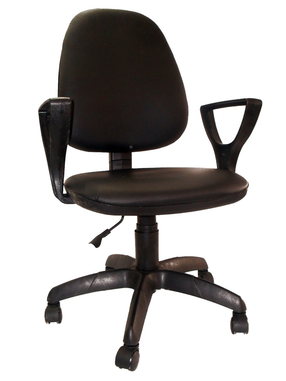 АЛЕНСИО кресло Фаворит 1/п кожзам черный