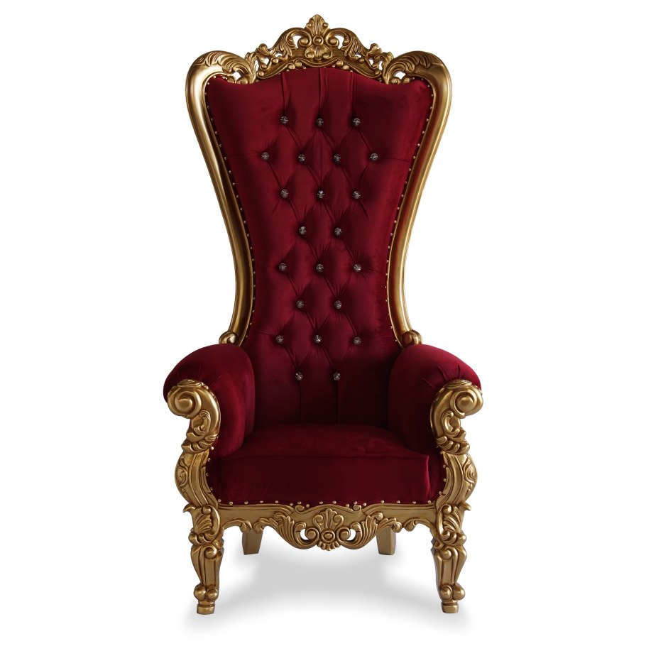Королевские кресла с высокой спинкой