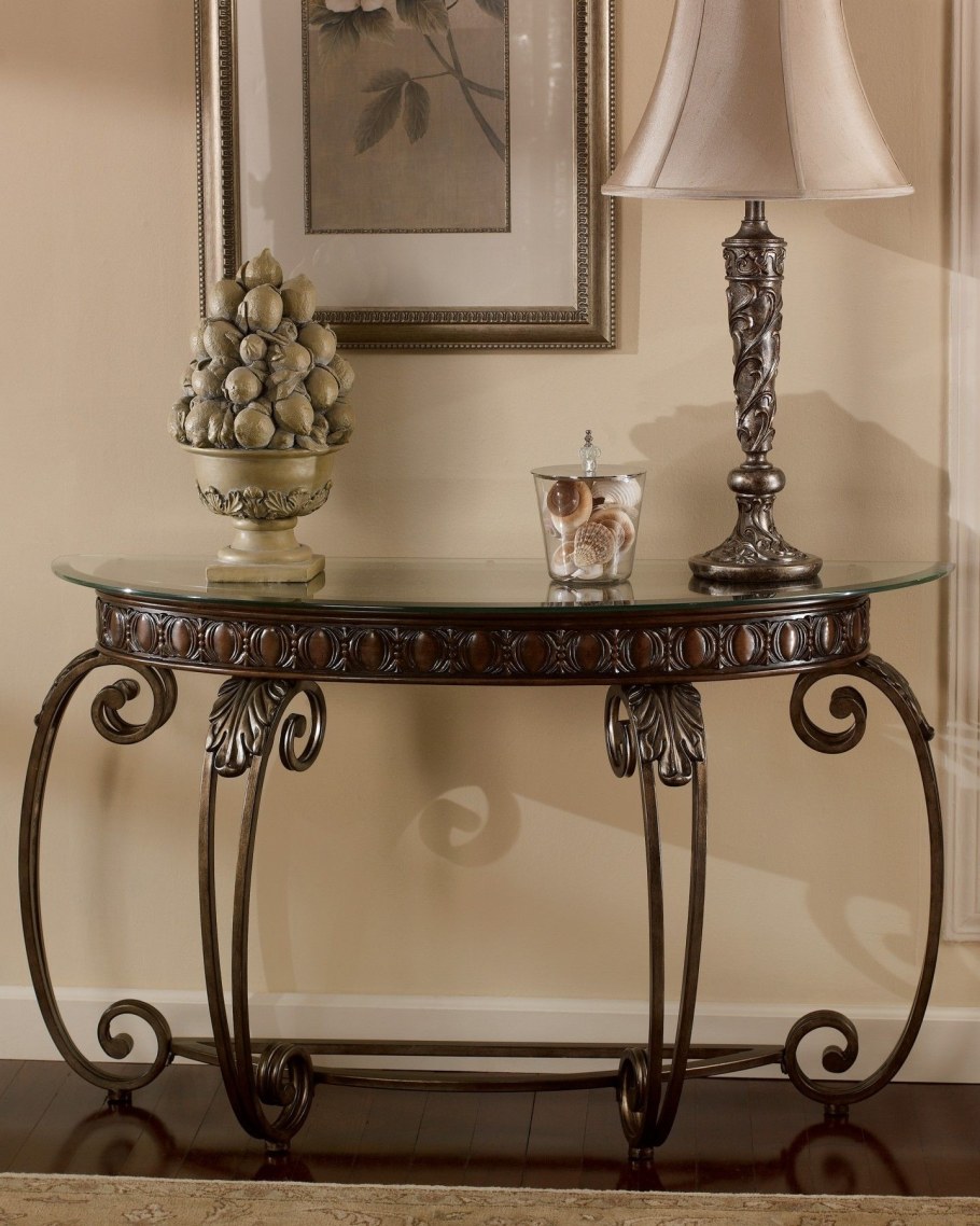 Консоль кованая в прихожую