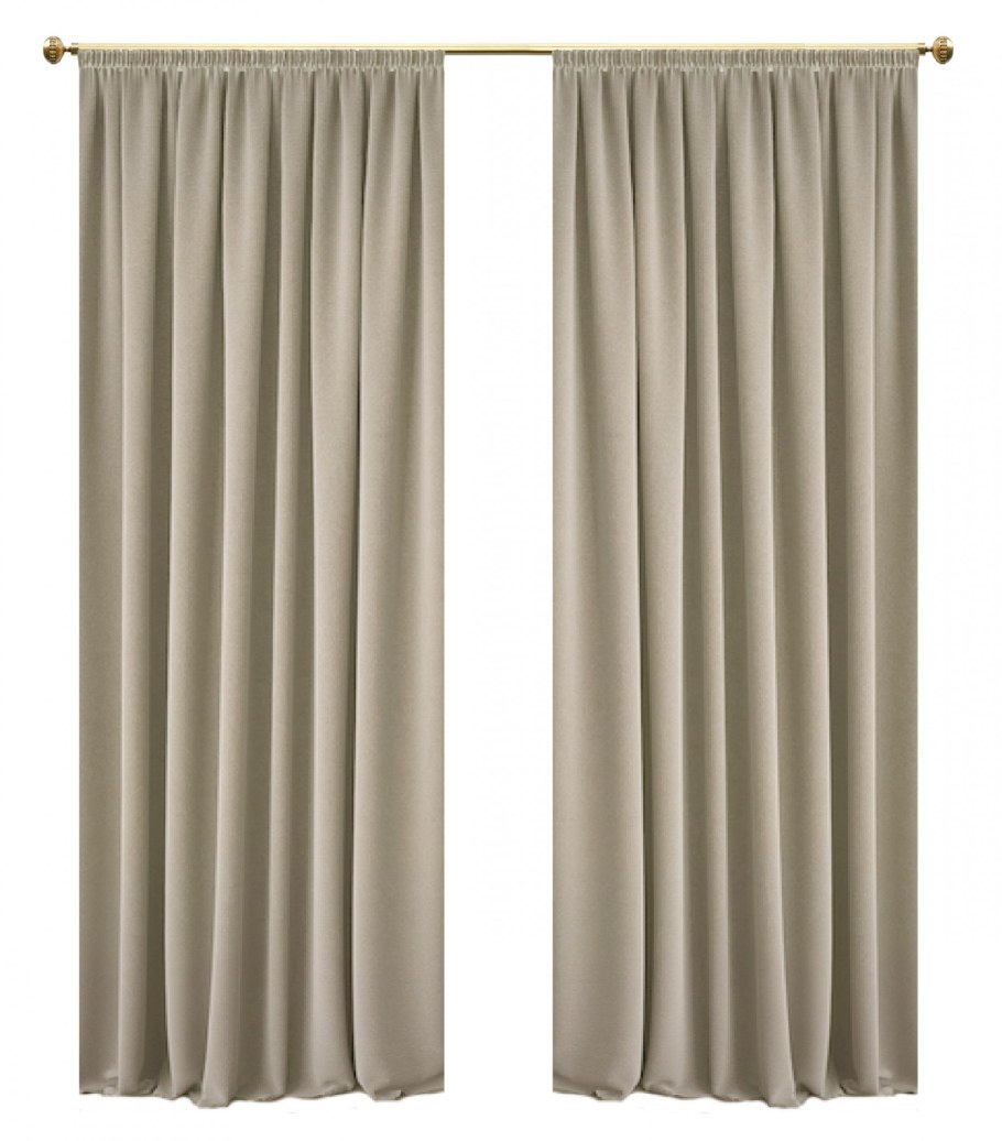 Шторы серо бежевые