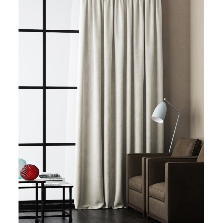 Шторы блэкаут айвори