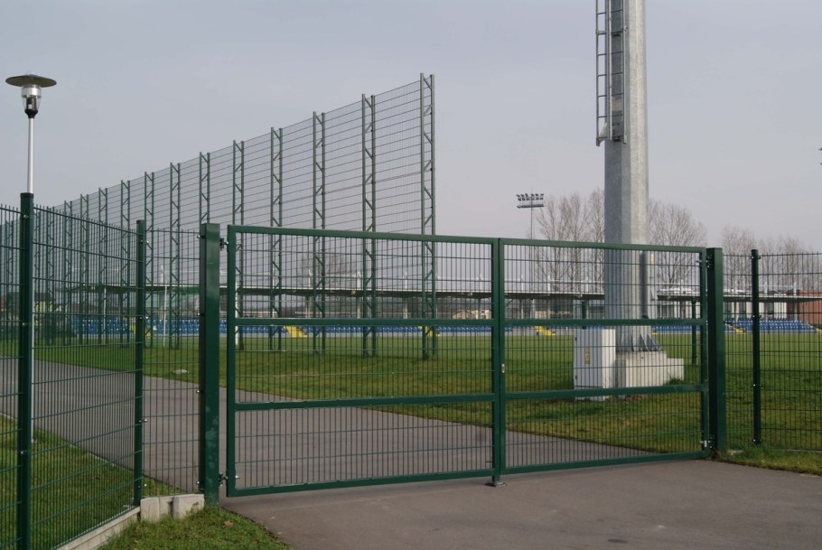 Распашные ворота 3д сетка