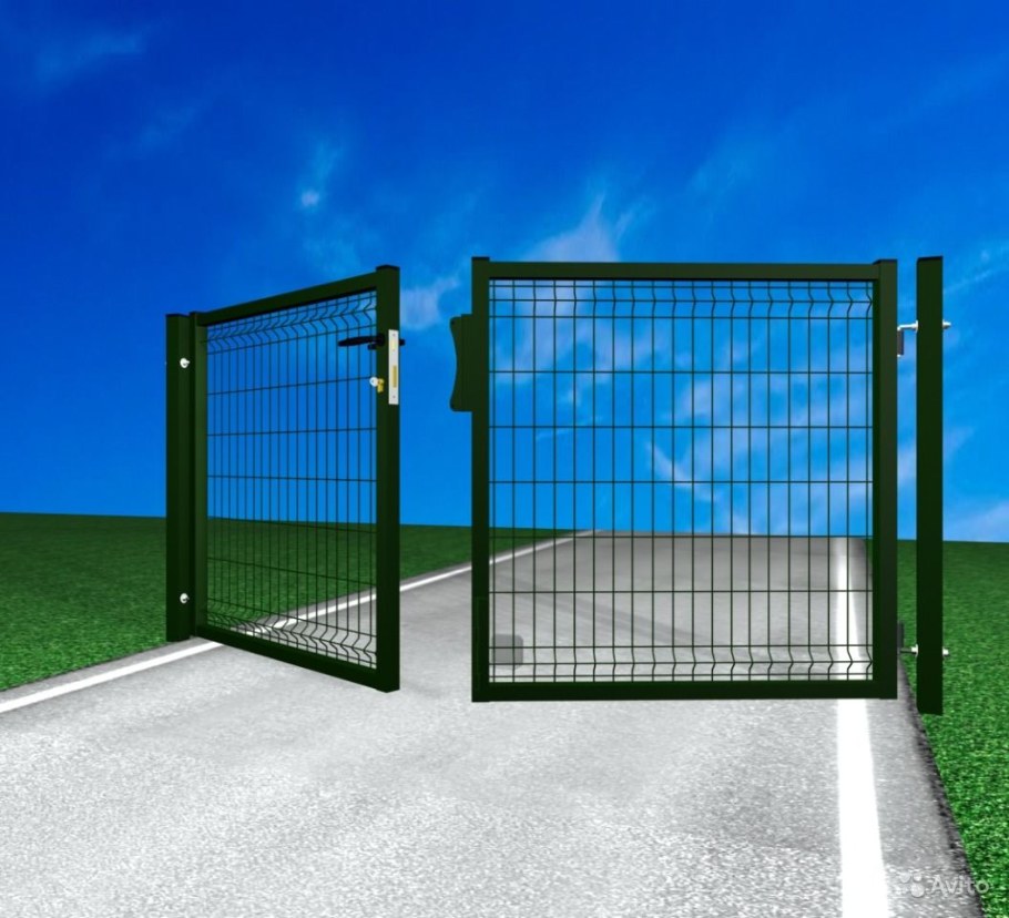 Ворота 3d 2000х4000