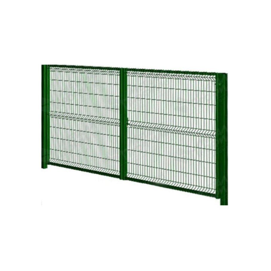 Ворота распашные ВР.180.500.о3d.н.б. (RAL-6005)