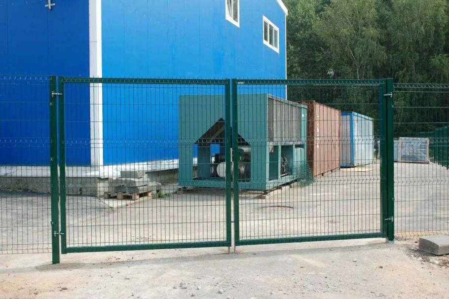 Ворота 3д распашные Гранд лайн