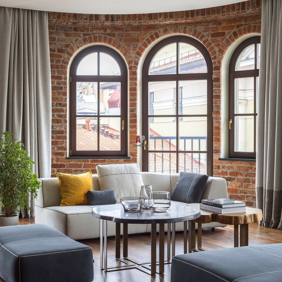 Арочные окна в интерьере