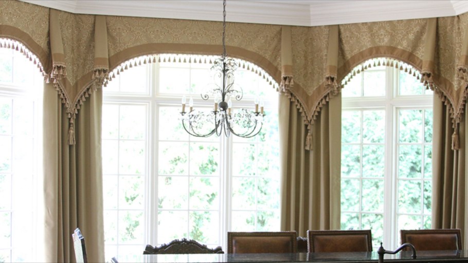 Шторы на арочные окна
