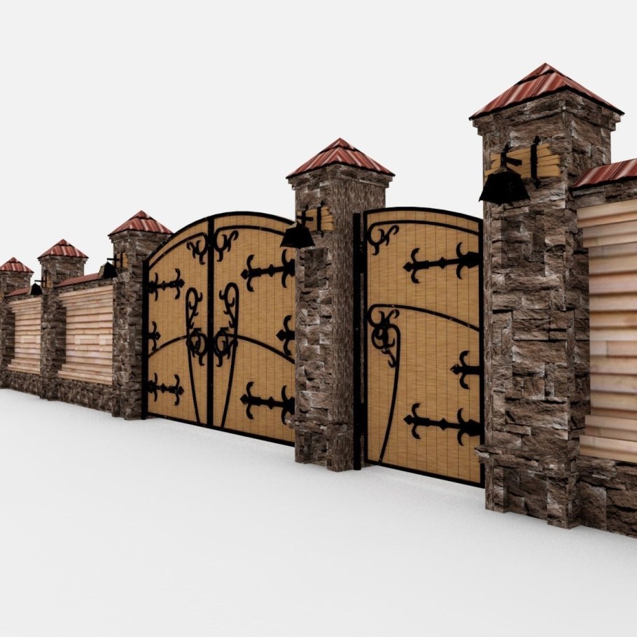 Макет забора