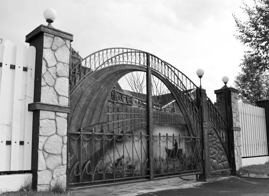 3д ворота кованые