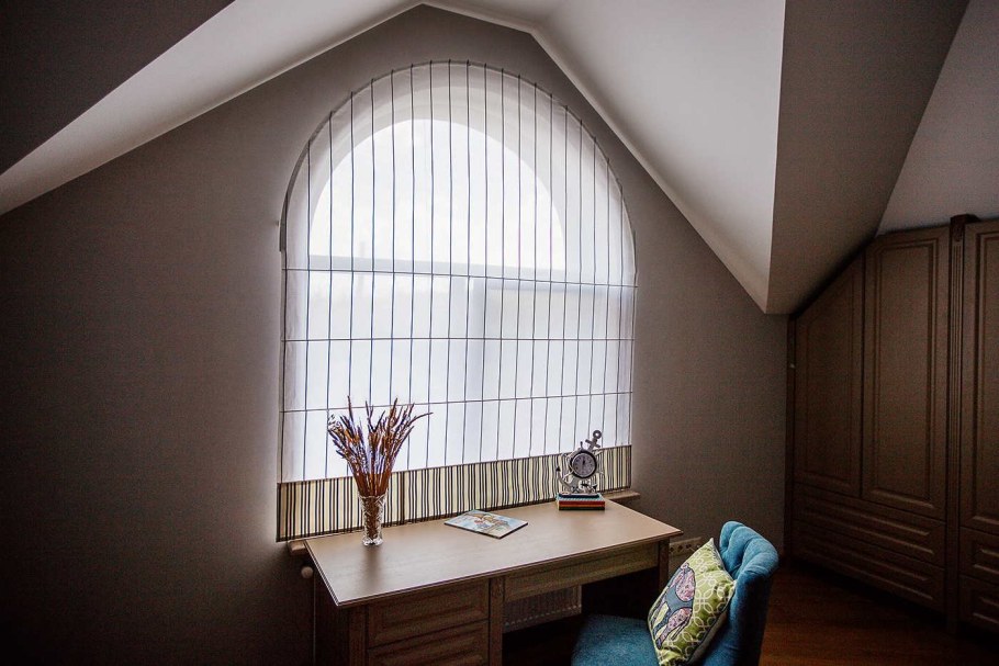 Шторы на арочные окна