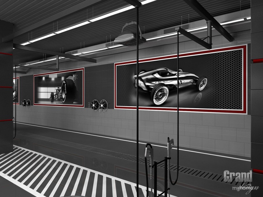 Интерьер автомойки