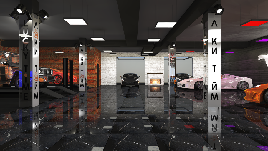 Интерьер автомойки