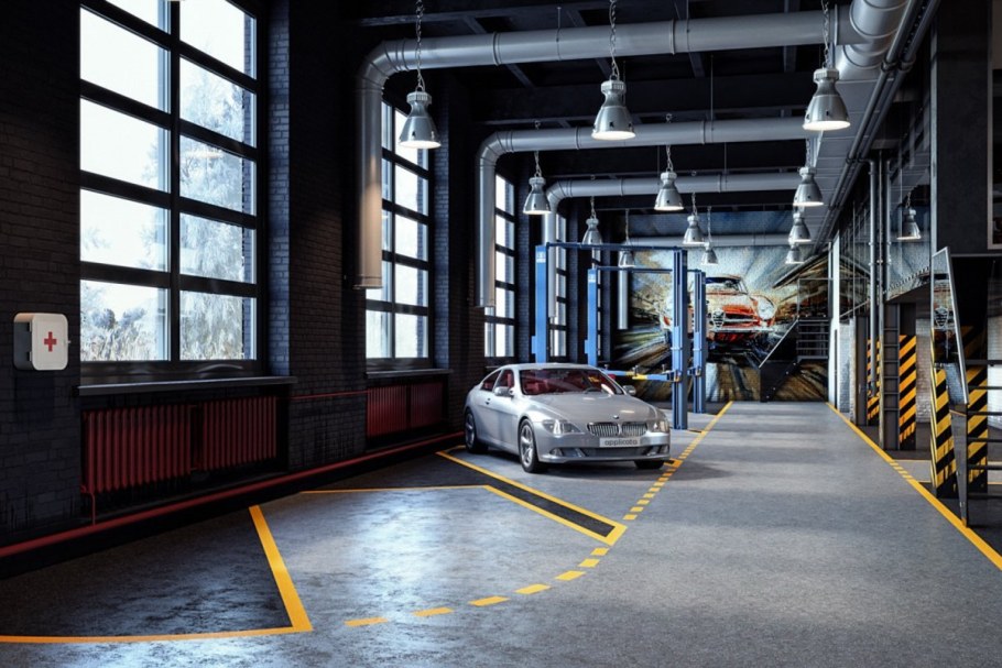 Автомастерская фон