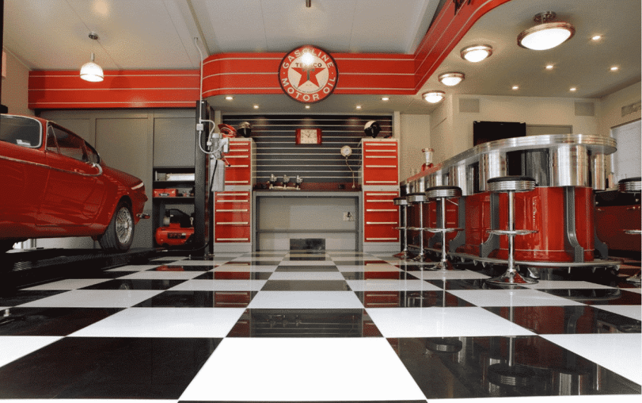 Интерьер автомастерской