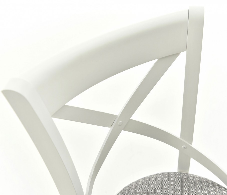 Стул Аврора Соло Венский эмаль белая/Ажур 149/3