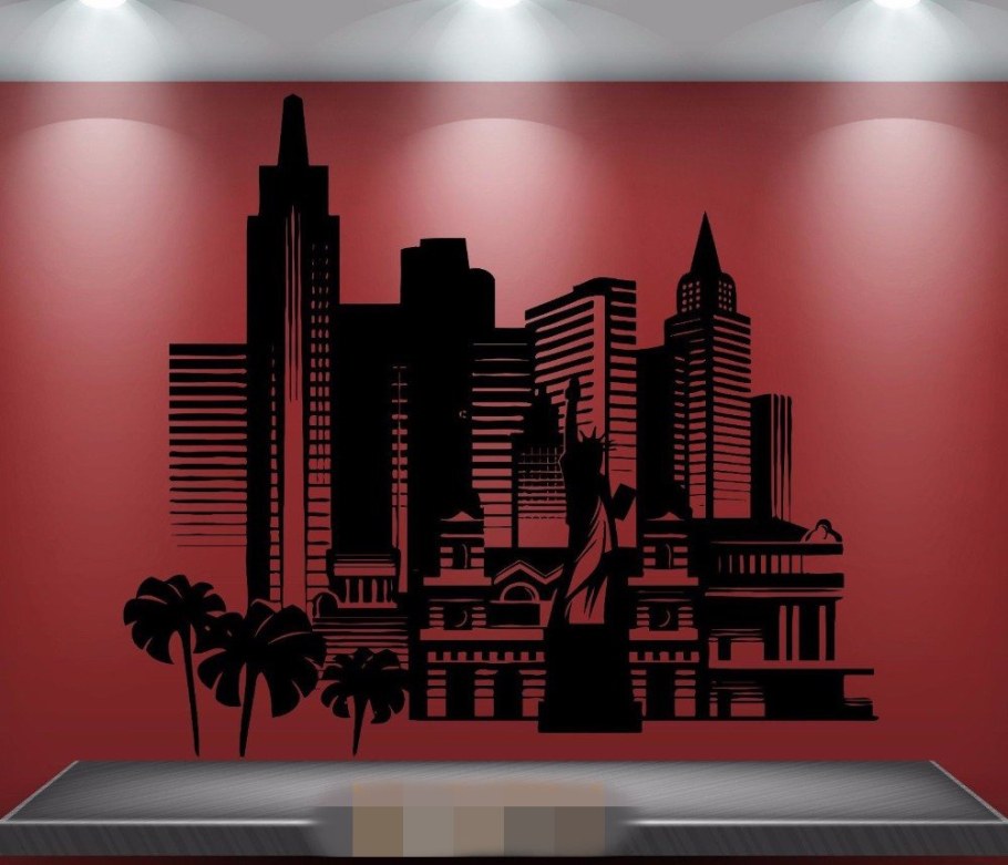 Силуэтная роспись стен