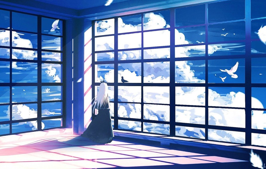 Окно на фоне неба