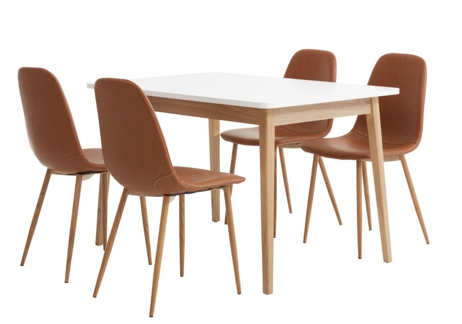 Стул Jonstrup искусственная кожа/дуб