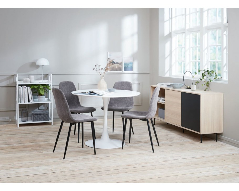 Обеденный стол Ringsted ø100 см белый