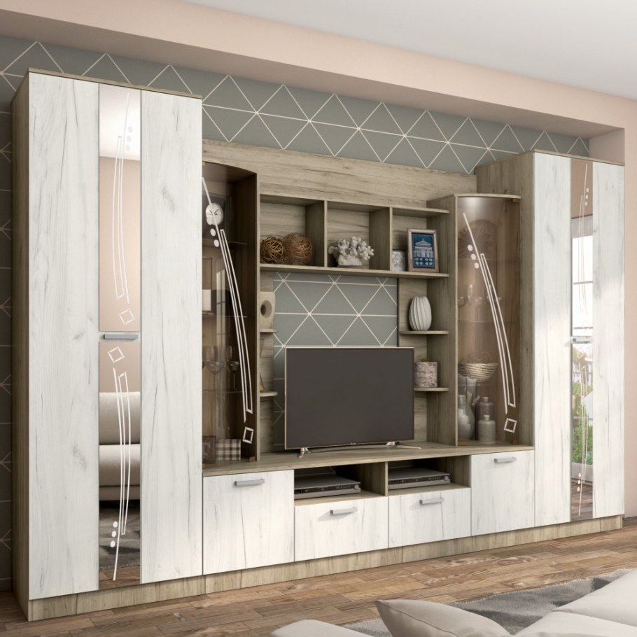 Стенка Мадрид 7 мебель Маркет