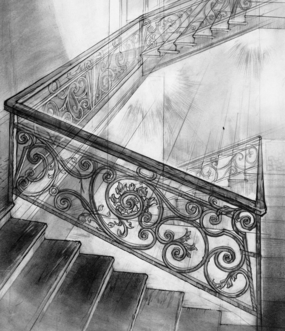 Эскиз лестницы