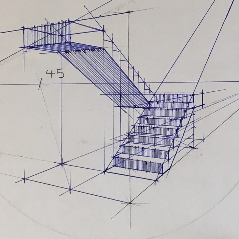 Лестница в перспективе