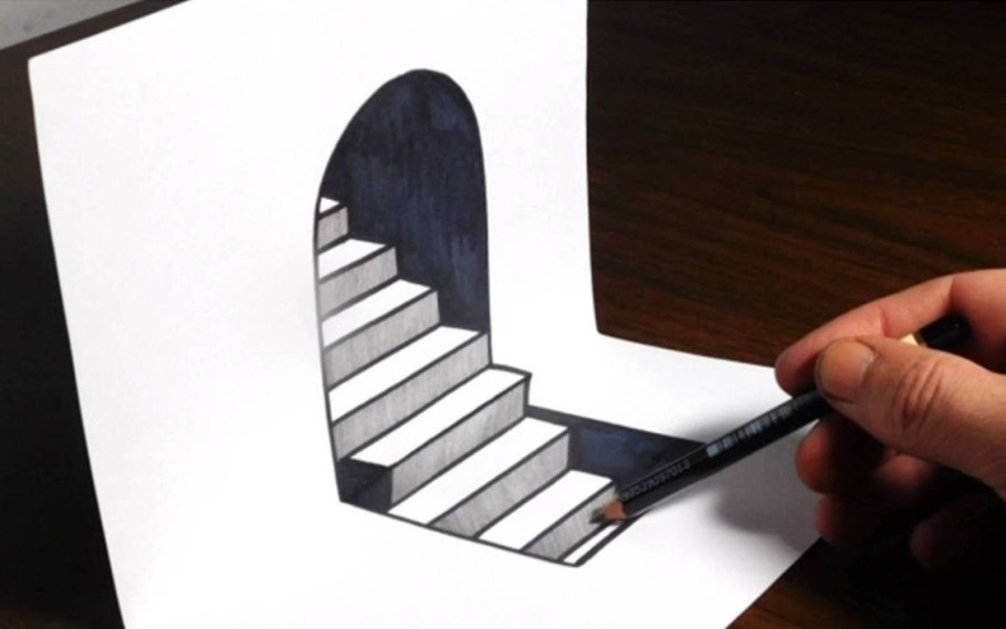 Иллюзии карандашом