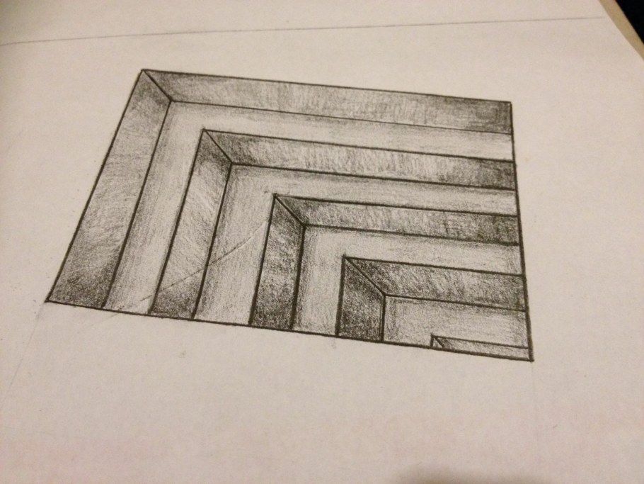 Простые объемные рисунки