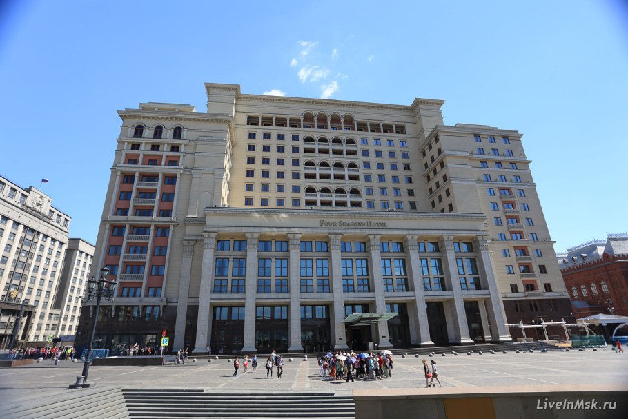 Гостиница four Seasons Москва фасад