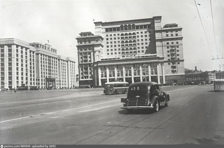 Гостиница Москва Москва в 1935 году