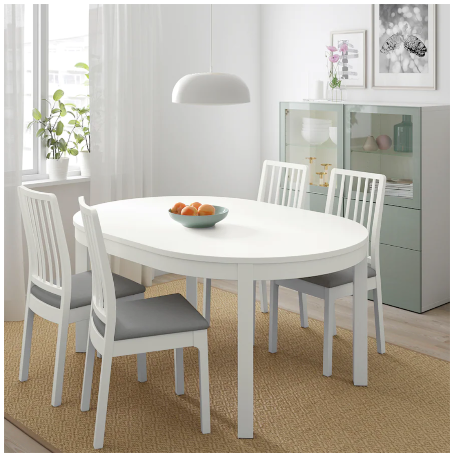 Стол БЬЮРСТА икеа круглый