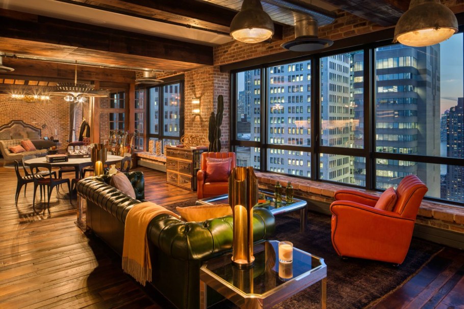 Стиль лофт Нью-Йорк