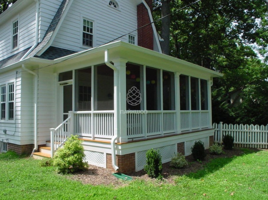 Закрытая терраса к дому