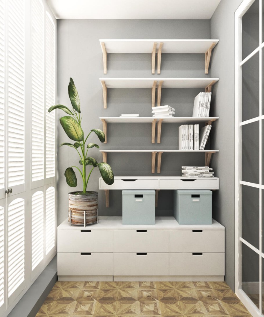 Стеллаж на балкон