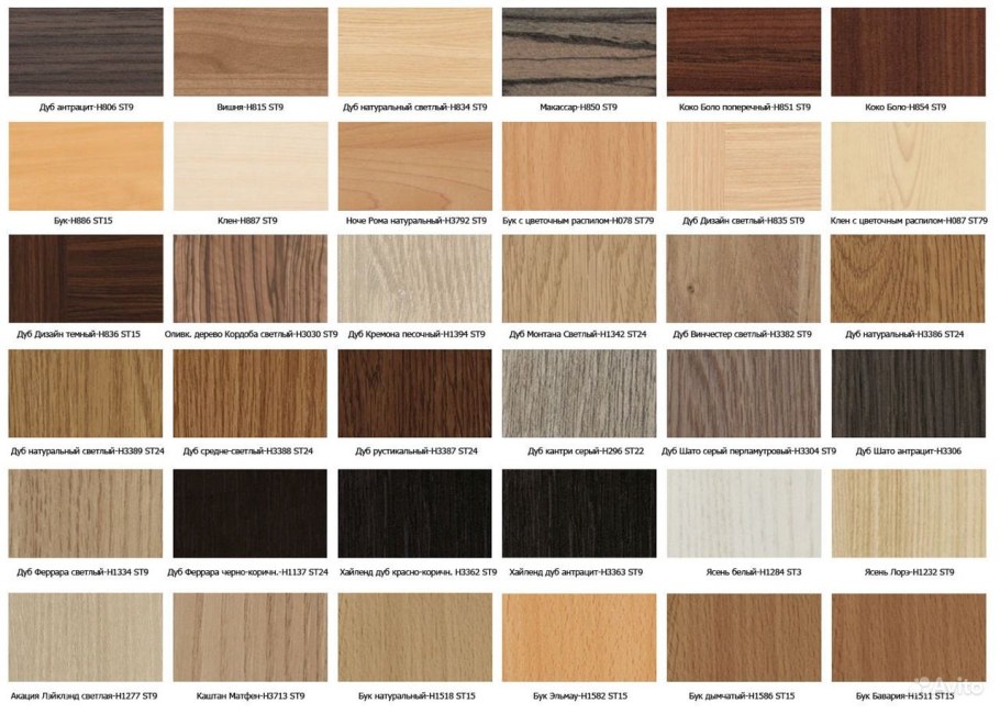 ЛДСП Эггер палитра