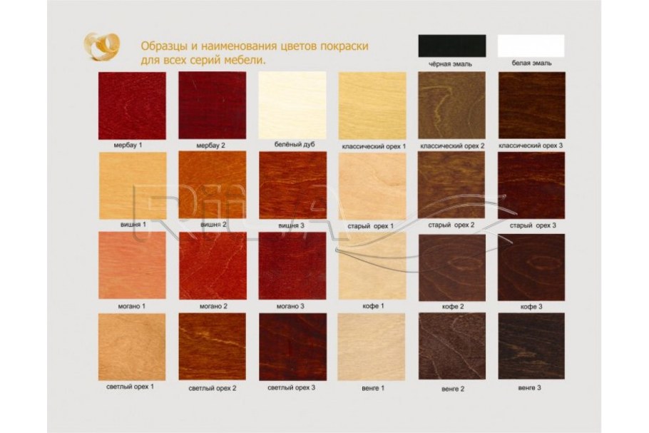 Цвет дерева для мебели