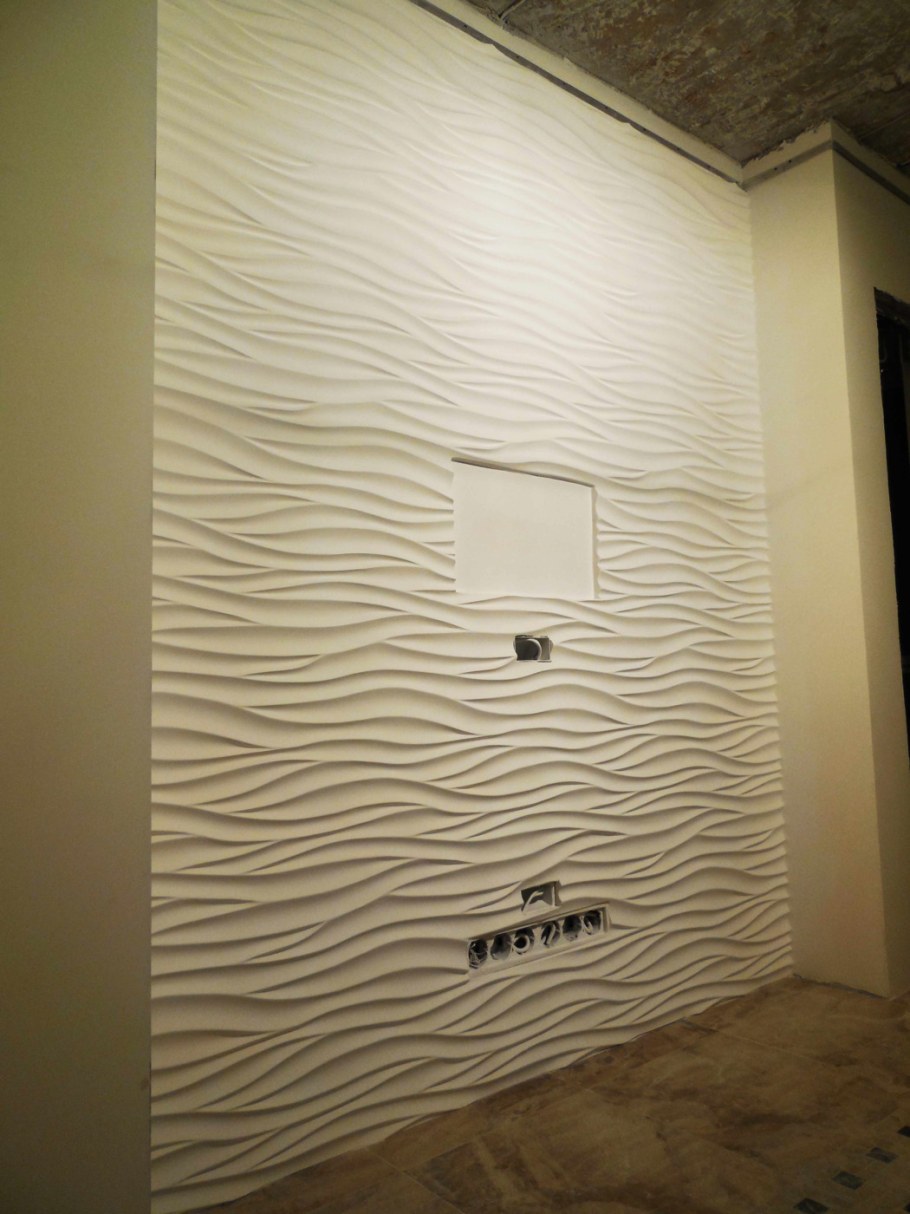 Розетки в гипсовых панелях