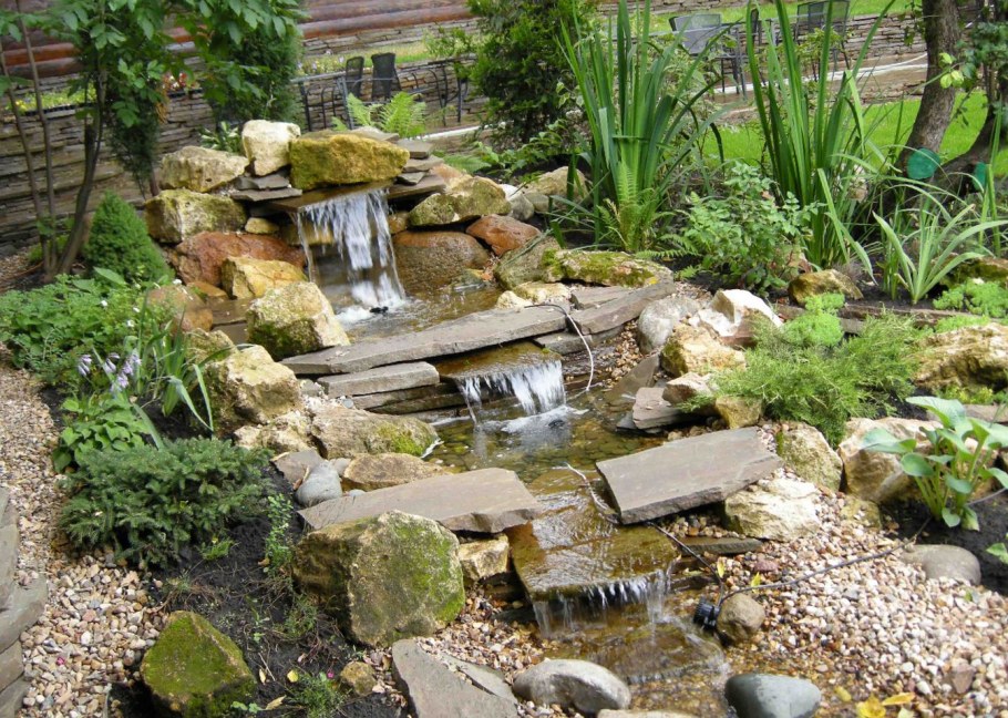 Альпинарий горный ручей