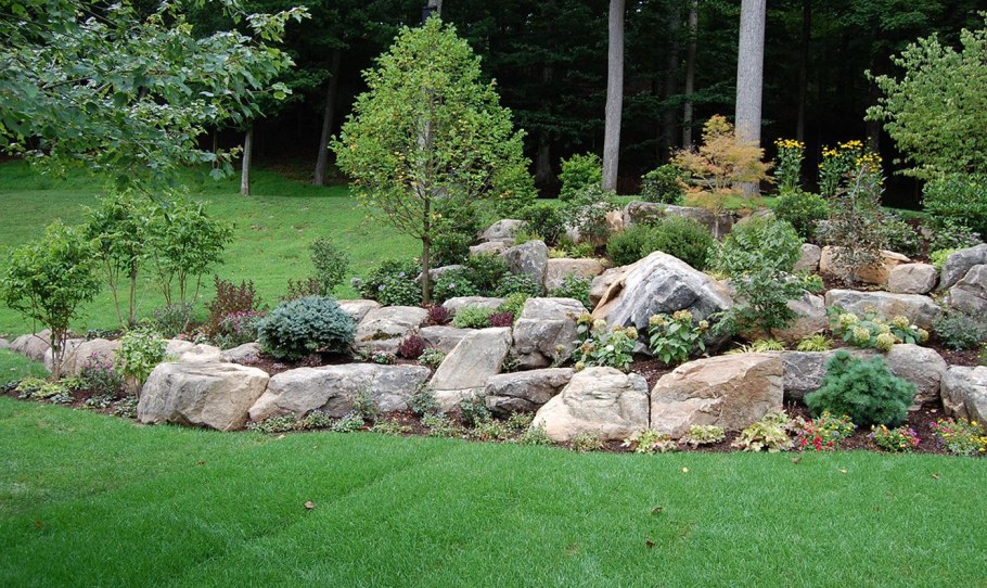 Горное ущелье альпинарий