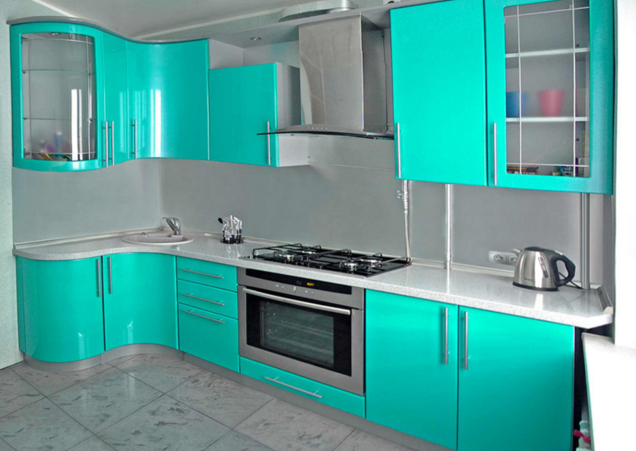 Бирюзовая кухня
