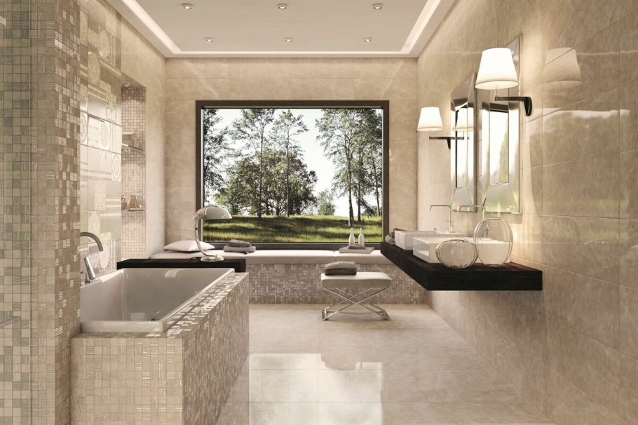 Плитка Элит Перл Уайт 25х75