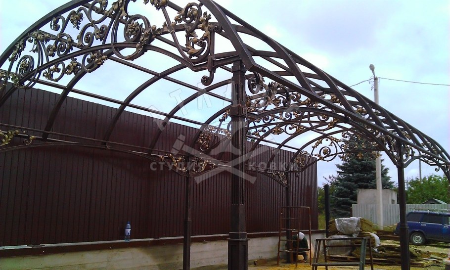 Металлоконструкции навесы