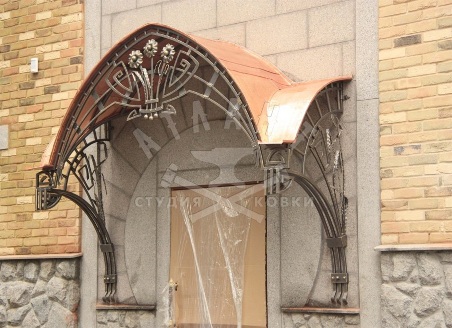 Кованые козырьки