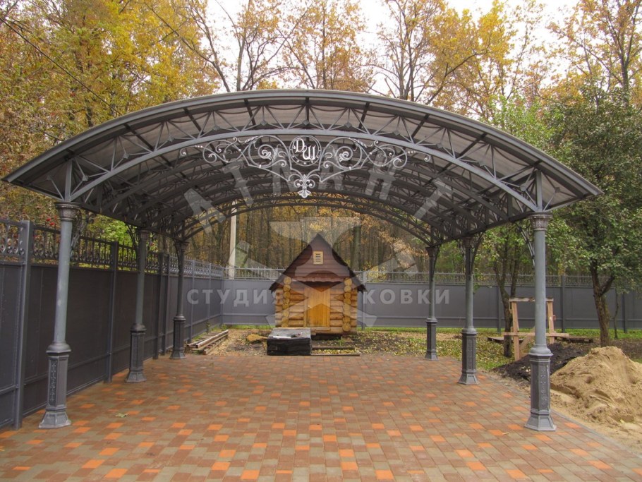 Навес металлический