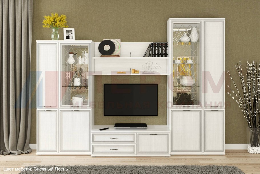 Гостиная Карина Лером снежный ясень