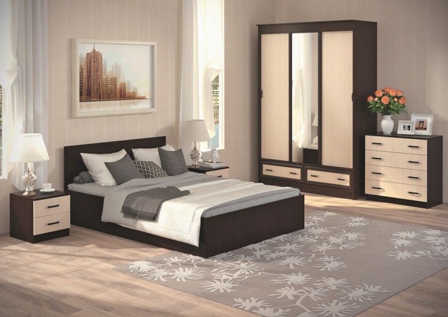 Спальный гарнитур Ронда ДСВ