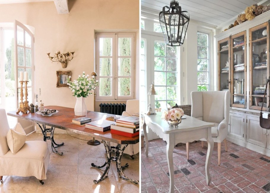 Кабинет в стиле Прованс
