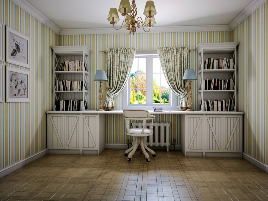 Прованс интерьер кабинета