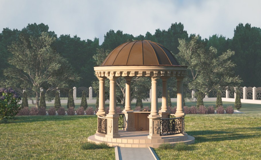 Ротонда полукруглая